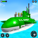 US Army Submarine Driving Military Transport Game