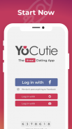 تطبيق YoCutie المجاني للتعارف screenshot 1