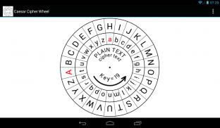 Caesar Cipher Disk screenshot 0