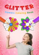 Glitter Flowers Coloring Book screenshot 23