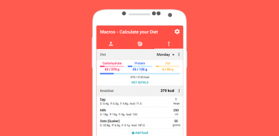 Macros - Contacalorie