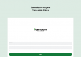 Democracy FCU Mobile screenshot 1