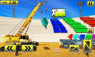 Football Stadium Builder: New 3D Construction Game screenshot 1