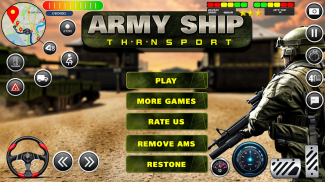 Army Transport Tank Ship Games screenshot 5