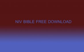 NIV BIBLE apps: audio and book screenshot 1