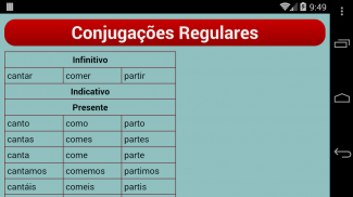 Portuguese Verb Trainer screenshot 3