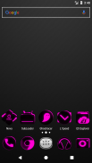 Flat Black and Pink Icon Pack ✨Free✨ screenshot 2