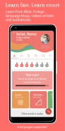 Native immersive language learning - 6 languages screenshot 6