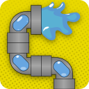 Water Pipes Logic Puzzle Icon