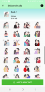 Couple Love and Romance Sticker WAStickerApps screenshot 3