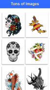 Tattoo Pixel Art Color By Number Adult Paint Book screenshot 3