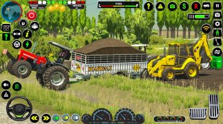 Modern Farming Tractor Game 3d screenshot 12