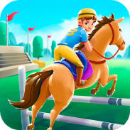 Cartoon Horse Riding: Balap screenshot 9