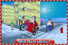 Crazy Санта gift доставки мото screenshot 6
