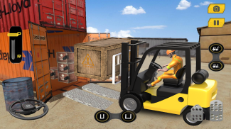 真实 叉车 的驱动 模拟器 游戏 3D screenshot 4