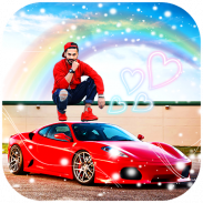 Red Car Photo Frame Photo Editor screenshot 2