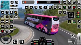 Euro Bus Conducir Bus Juego 3D screenshot 0
