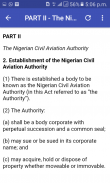 Nigerian Civil Aviation Act screenshot 0