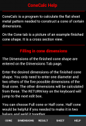 Cone Calc screenshot 4