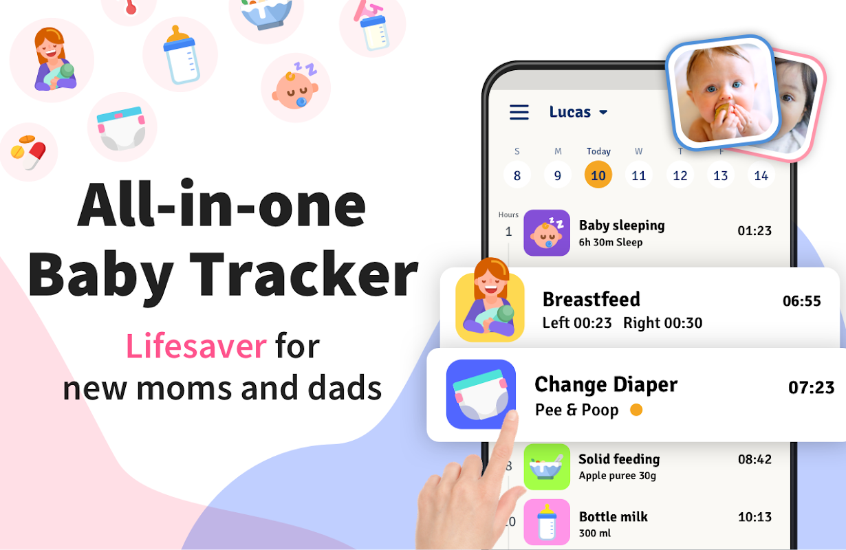 Newborn best sale app tracker