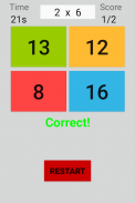 Multiplication Tables World screenshot 2