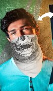 Half Skull Face Bandana Editor screenshot 14