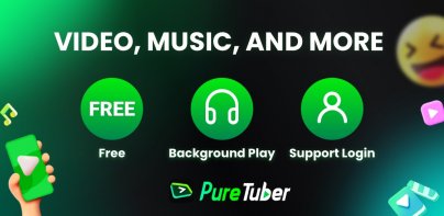 Pure Tuber: vídeos y música