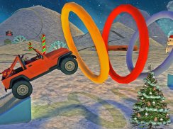 Extreme x-mas car stunt racing screenshot 4