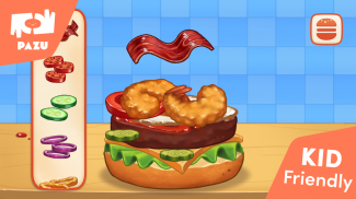 Burger Maker Kids Cooking Game screenshot 10