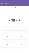 Multiplication Table - Brain Booster Game Quiz screenshot 3