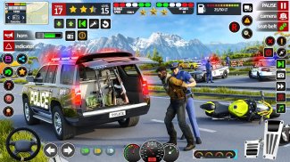 Politieraceauto: driftspellen screenshot 0