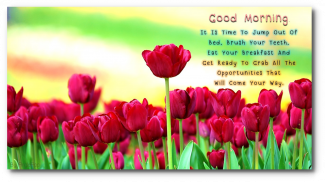 Good Morning Night flower wish screenshot 1