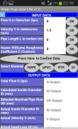 Water Pipe Size Calculator Lt screenshot 1