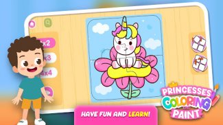 Princesses Coloring Paint Game screenshot 5