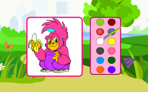 Coloring Playful Monkeys screenshot 1