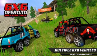 6x6 Spin Offroad Mud Runner Truck Drive Games 2018 screenshot 10