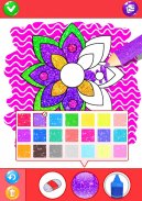 Glitter Flowers Coloring Book screenshot 19