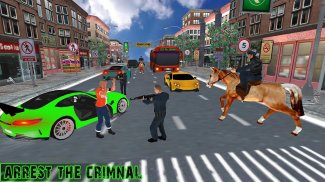 Police Horse Gangsters Chase screenshot 2