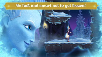 Снежная Королева: Ледяной забег! Прыгать и бегать screenshot 1
