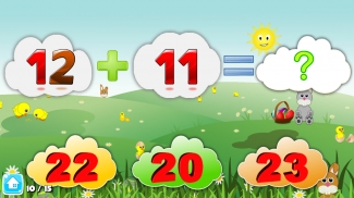 Juego de matemáticas para niño screenshot 2