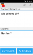 Deutsch Türkisch Übersetzer screenshot 1