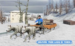Snow Dog Sledding Transport Games: Winter Sports screenshot 11