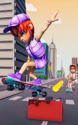 Skate Rush Rush Flip Estrelas Skater screenshot 1