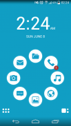 Basic Blue Theme for Smart Launcher screenshot 1