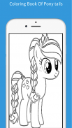 Coloring Book Of Pony tails screenshot 4