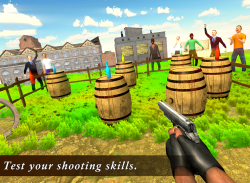 Real Bottle Shoot 3D- Expert Gun Shooting Game screenshot 1