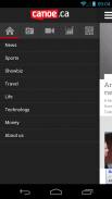 Canoe.ca screenshot 1