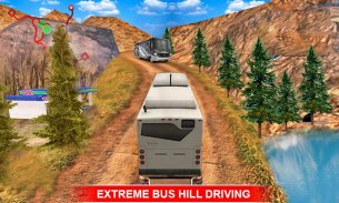 Turis bus offroad mengemudi mendaki gunung screenshot 1