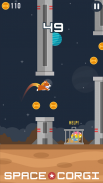 Space Corgi - Dog jumping space travel game screenshot 2