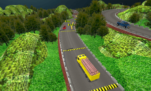 uphill cargo truck driving transport simulator screenshot 4